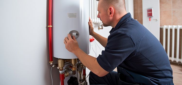 Mitől függ a bojler vízkőtelenítés ára? Profi karbantartás szakemberrel Fűtőtesten dolgozó szakember: egy villanybojler vízkőtelenítés